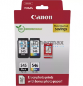 Canon PG-545 Svart CL-546 Färg GP501 fotopapper Original