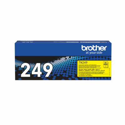 Brother TN-249Y Gul Toner Extra Hög Kapacitet Original