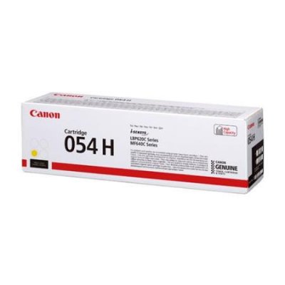 Canon 054H Gul Toner Hög Kapacitet Original