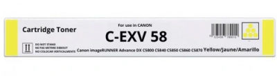 Canon C-EXV58 Gul Toner Original