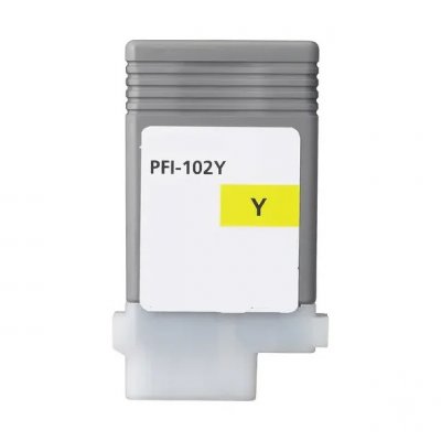 Canon PFI-102Y Gul Bläckpatron Kompatibel