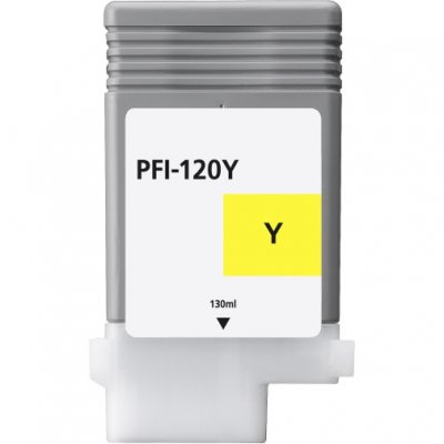Canon PFI-120Y Gul Bläckpatron Kompatibel