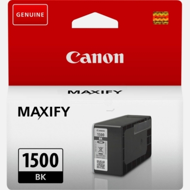 Canon PGI-1500 BK Svart Bläckpatron (Original)