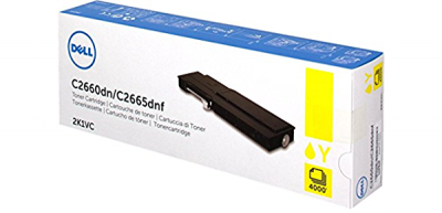 Dell 593-BBBR 2K1VC Gul Toner Hog Kapacitet Original