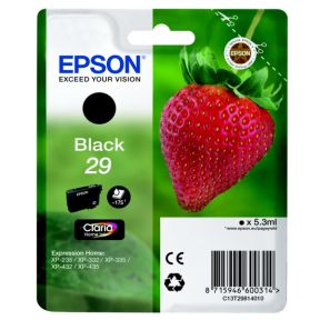 Epson 29 C13T29814012 Svart Bläckpatron Original