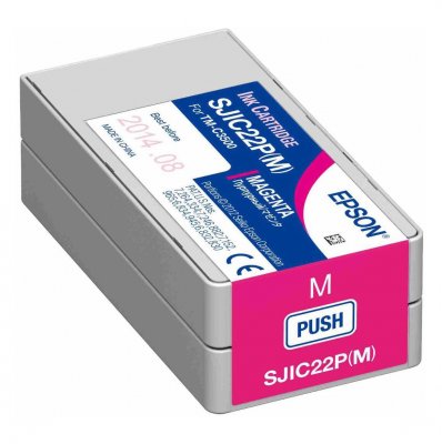 Epson SJIC22P (M) Magenta Bläckpatron Original