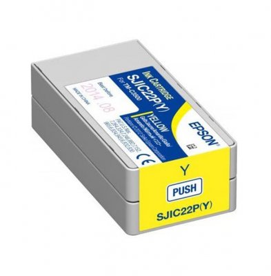 Epson SJIC22P (Y) Gul Bläckpatron Original