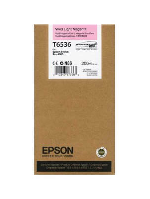 Epson T6536 Vivid Ljusmagenta Bläckpatron Original