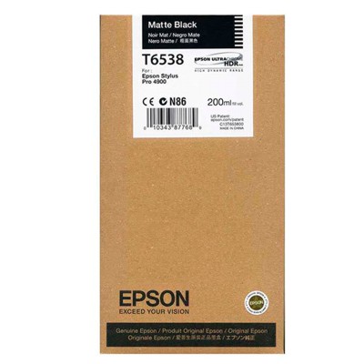 Epson T6538 Mattsvart Bläckpatron (Original)