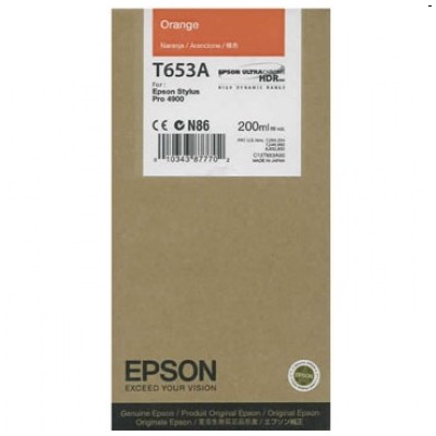 Epson T653A Orange Bläckpatron Original