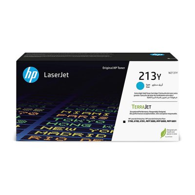 HP 213Y W2131Y Cyan Toner Extra Hög Kapacitet Original