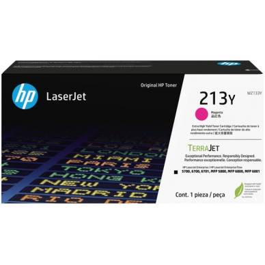 HP 213Y W2133Y Magenta Toner Extra Hög Kapacitet Original