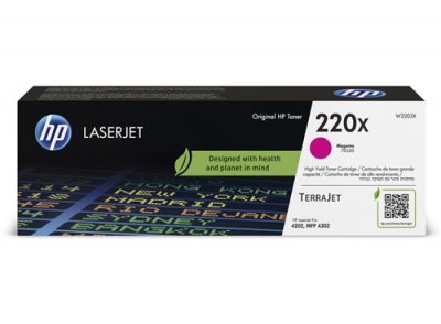 HP 220X W2203X Magenta Toner Hög Kapacitet Original