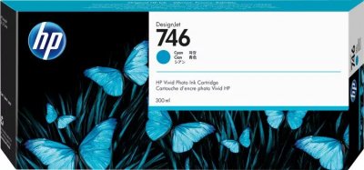 HP 746 P2V80A Cyan Bläckpatron Original