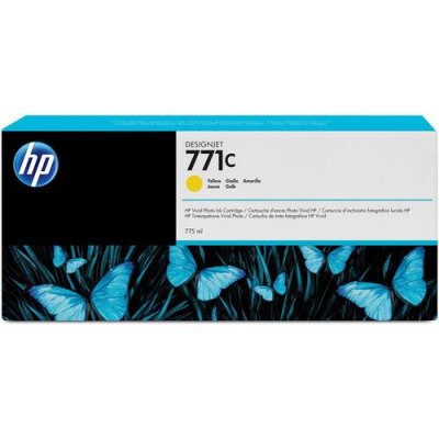 HP 771C (B6Y10A) Gul Bläckpatron Original