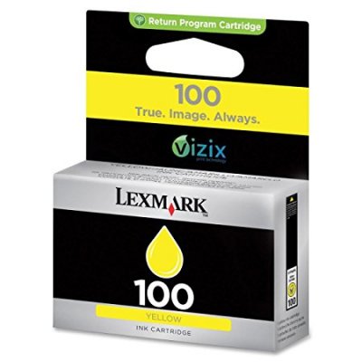 lexmark-100-gul-bläckpatron-14N0902B-original