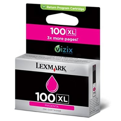 lexmark-100-xl-magenta-bläckpatron-14N1070B-original