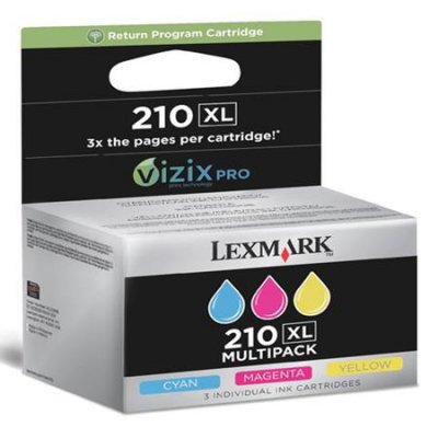 lexmark-210xl-färg-bläckpatron-original