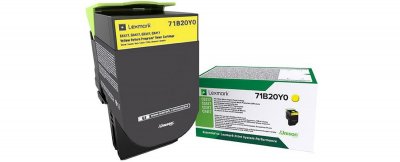 lexmark-toner-71B20Y0-gul-original