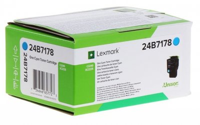 Lexmark 24B7178 Cyan Toner Original