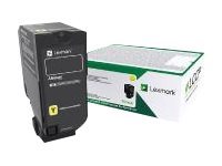 Lexmark 74C20Y0 Gul Toner Original