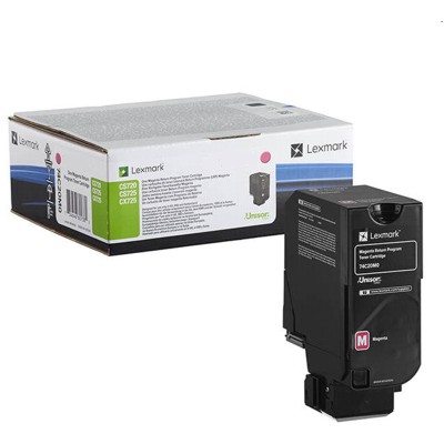 Lexmark 74C2HM0 Magenta Toner Extra Hög Kapacitet (Original)
