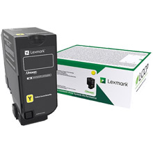 Lexmark 74C2HY0 Gul Toner Extra Hög Kapacitet Original