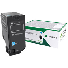 Lexmark 74C2SC0 Cyan Toner Hög Kapacitet (Original)