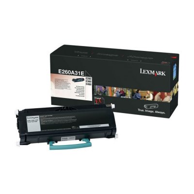 Lexmark E260A31E Svart Toner Original