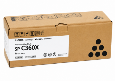 Ricoh SP C360X Svart Toner Original