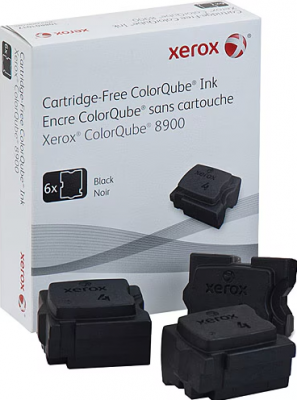 Xerox 108R01025 Svart Solid Ink 6-pack Original